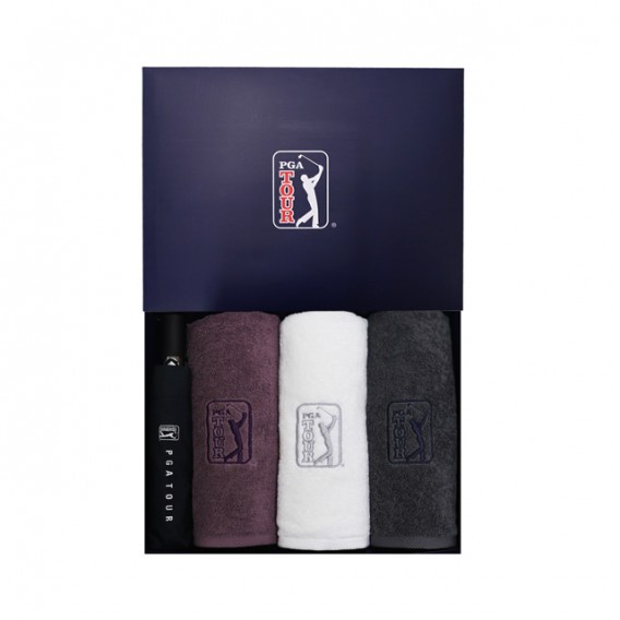 상품 이미지: PGA 3단자동우산 호텔타올3P 세트