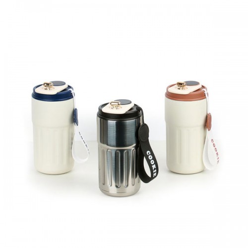 쿠키 이중진공 온도 텀블러 400ml