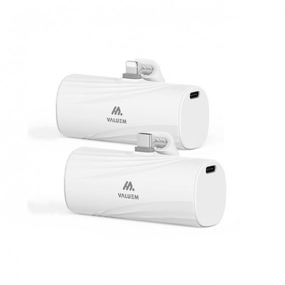 상품 이미지: 밸류엠 일체형 미니 도킹 보조배터리 4000mAh D1