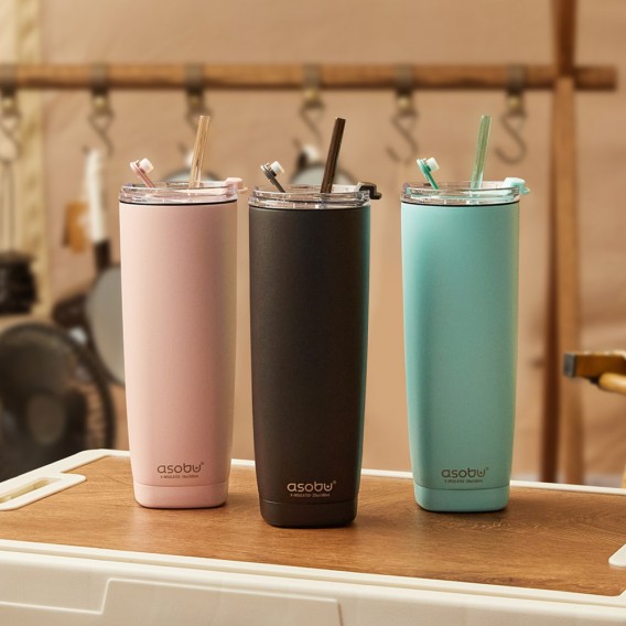 상품 이미지: 아소부 스테인레스 텀블러 600ML 아쿠아리나