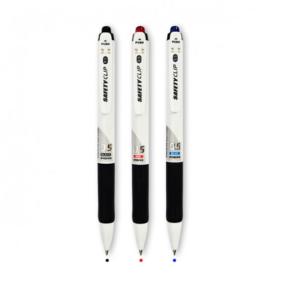 상품 이미지: 세이프티클립 노크볼펜(0.5mm)
