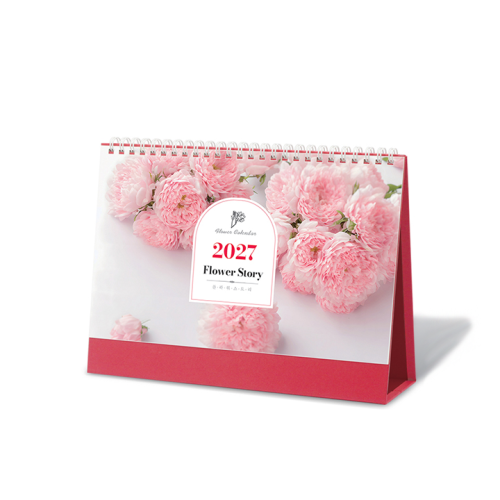 2027 탁상달력 플라워스토리
