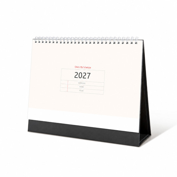 상품 이미지: 2027 탁상달력 체크 마이 스케줄 (297*240)