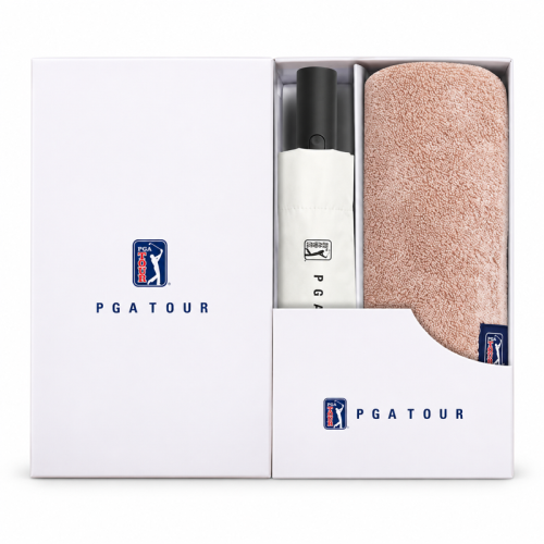 PGA 3단 자동 암막 우양산 180g 모달사 타올세트