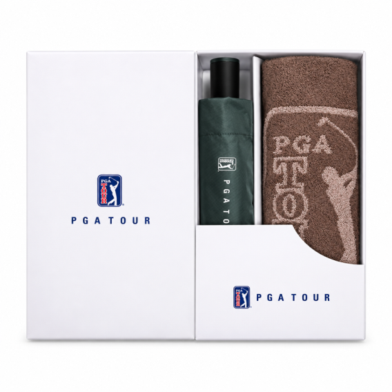 상품 이미지: PGA 3단 수동 암막 우양산 170g 죽사 타올세트