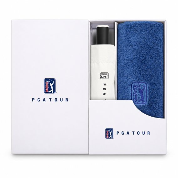 상품 이미지: PGA 3단 수동 암막 우양산 170g 면사 타올세트