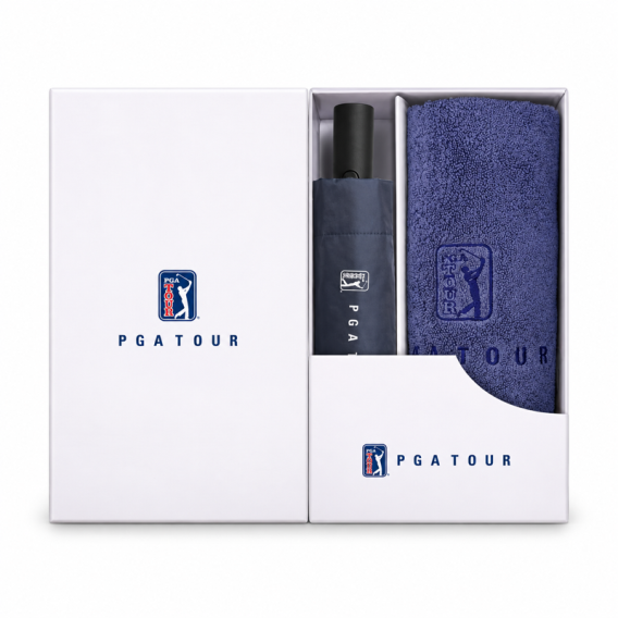 상품 이미지: PGA 3단 자동 암막 우양산 150g 면사 타올세트