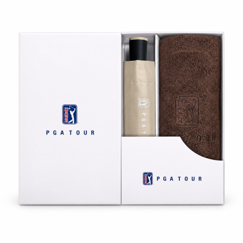PGA 3단 수동 암막 우양산 150g 면사 타올세트