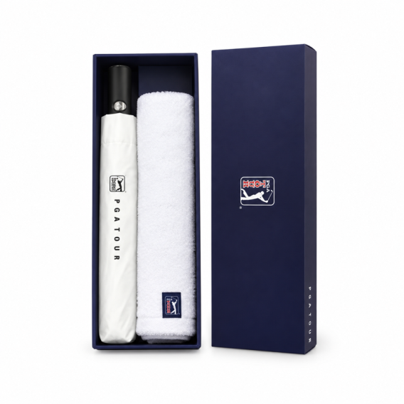 상품 이미지: PGA 2단 자동 암막 우양산 180g 모달사 타올세트