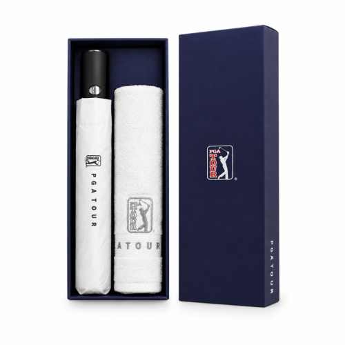 PGA 2단 자동 암막 우양산 150g 면사 타올세트
