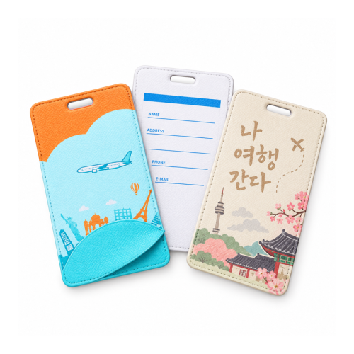 풀컬러 가죽네임택