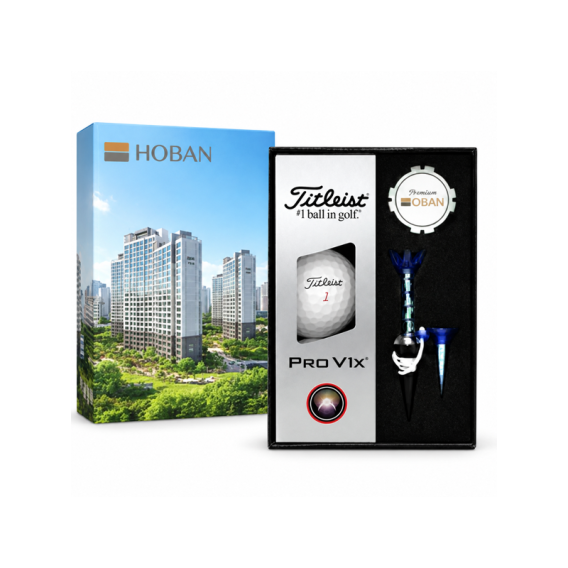 상품 이미지: [커스텀 패키지] 타이틀리스트 PRO V1x 3구 볼마커 자석티세트