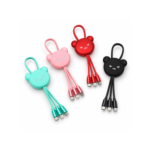 커네틱 미니베어 LED 3in1케이블