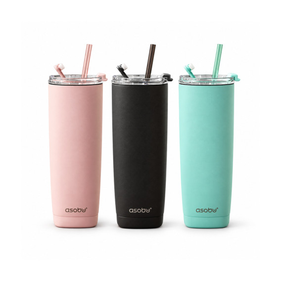 상품 이미지: 아소부 스테인레스 텀블러 600ML 아쿠아리나