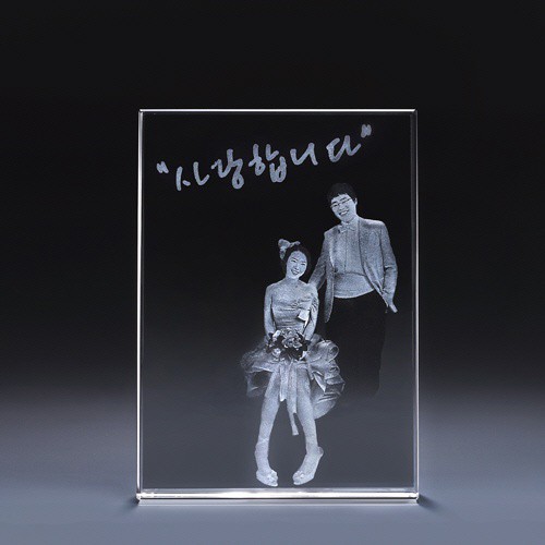 크리스탈기념패A140